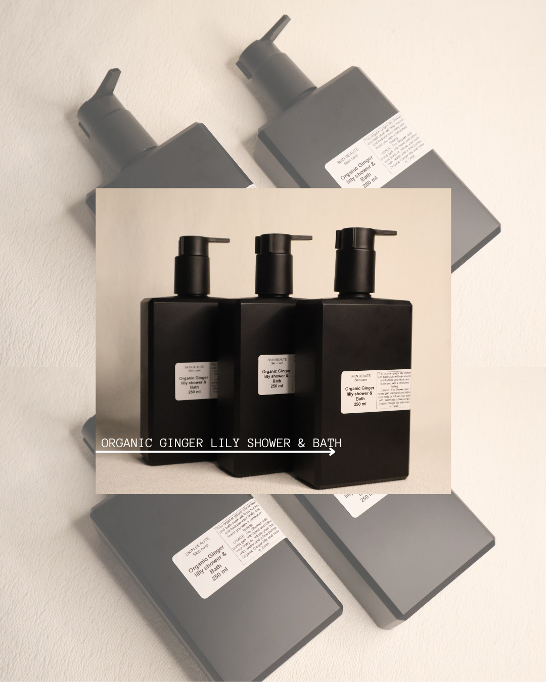 ORGANIC GINGER LILLY BODY SHOWER AND BATH 250 ml