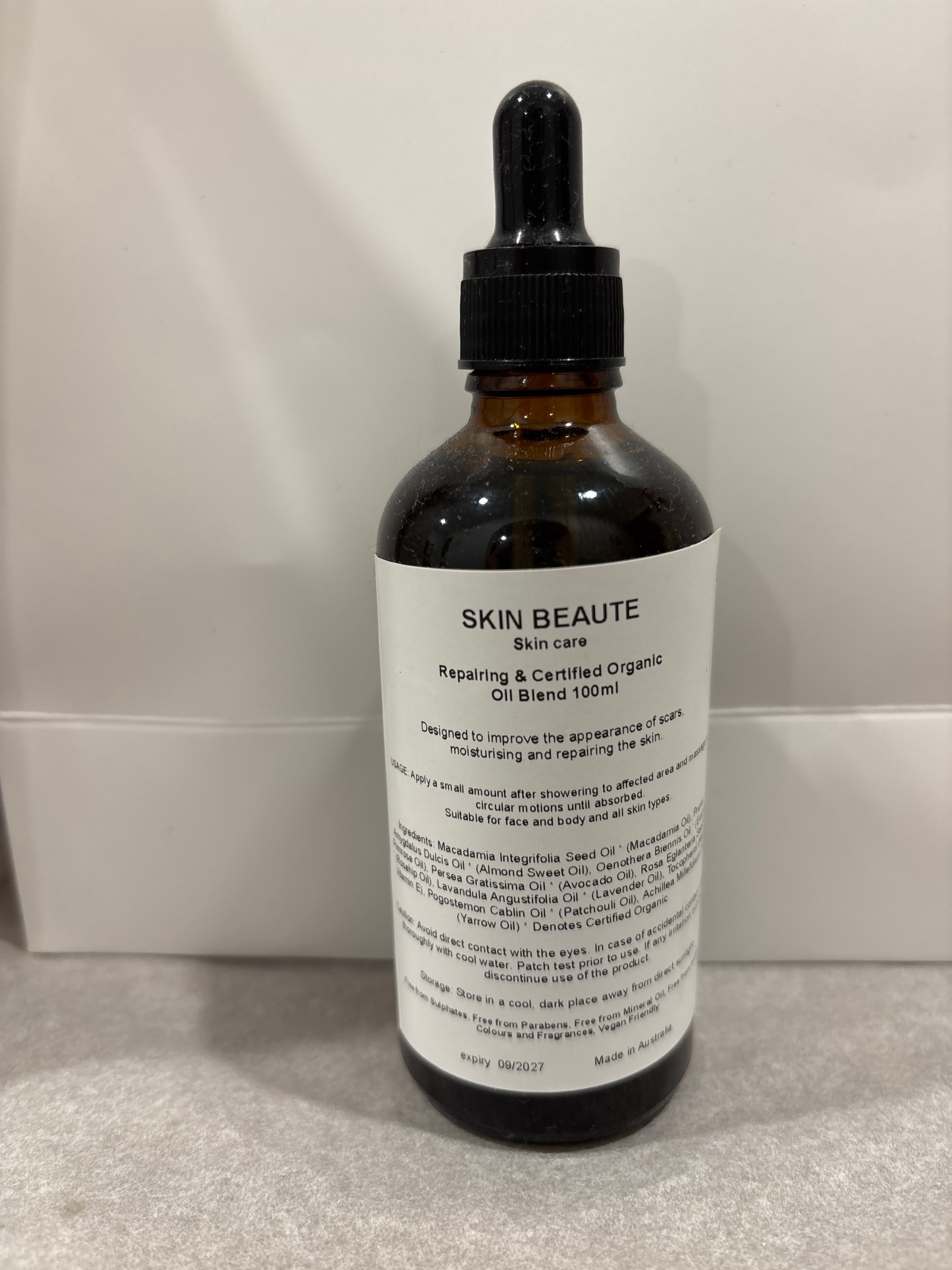 REPAIRING & CERTIFIED ORGANIC OIL 100ML